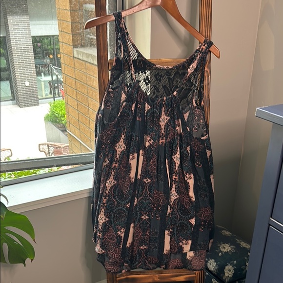 Free People Count Me In Trapeze Top. - Picture 2 of 6